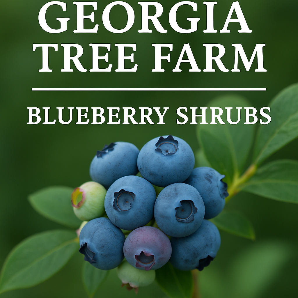 Close-up of ripe blueberry clusters on shrubs with green background.